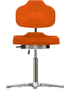 Chair with glides Classic WS1210 E seat/backrest with Soft-PU