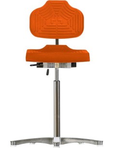 High chair with glides Classic WS1211 E seat/backrest with