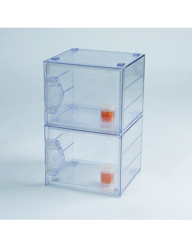 SICCO Mini 1 Desiccator Basic PC usable volume approx. 2x6,2 L