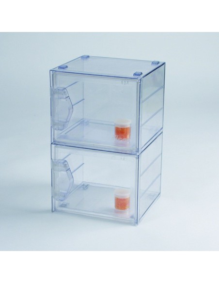 SICCO Mini 1 Basic Exsikkator PC Nutzvolumen ca. 2x6,2 L