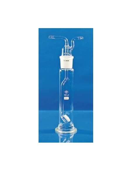 Gaswaschflasche nach Drechsler 100 ml mit Filterplatte Por. 1