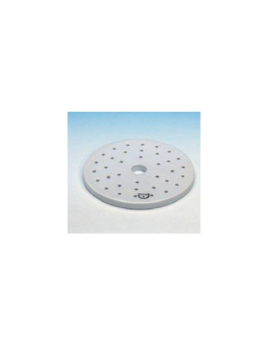 Desiccator plate Ø 235 mm centre hole 20 mm and Ø 5 mm filter