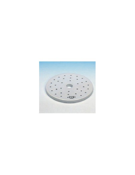 Desiccator plate Ø 280 mm centre hole 20 mm and Ø 5 mm filter