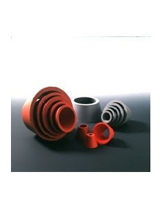 Natural Rubber Spacer grey Size 3 Ø bottom/top 33/21 mm height