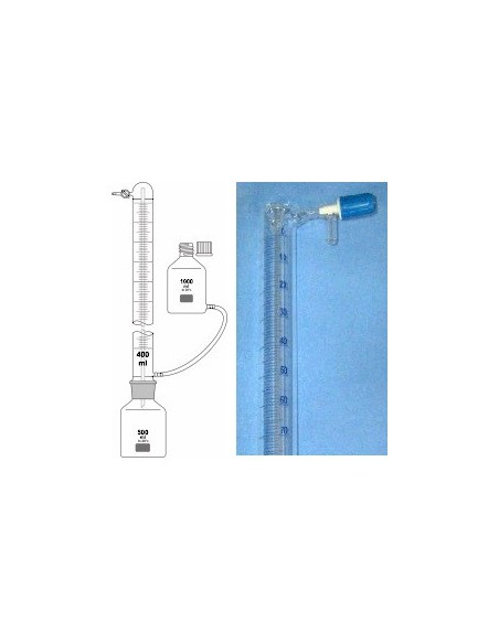 Eudiometer 400 ml in /1ml to determine the fermentation