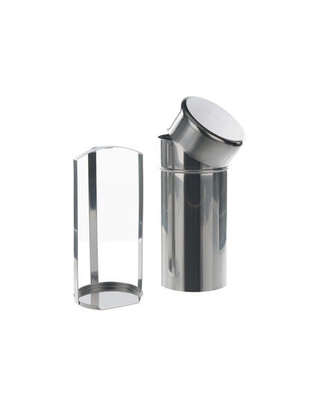 Pojemnik do sterylizacji 10 stalowych szalek Petriego stal 18/8