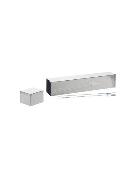Pipette box square 18/10 Stainless steel height 340 mm