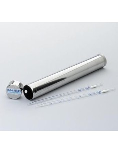 Pipettenbüchse rund 18/10 Stahl Höhe 380 mm Ø 65 mm