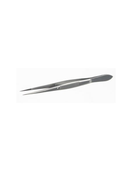 Tweezers with guid pin stainless pointed lenght 130 mm
