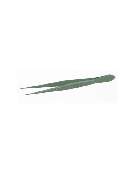 Tweezers with guid pin Teflon coating stainless pointed lenght