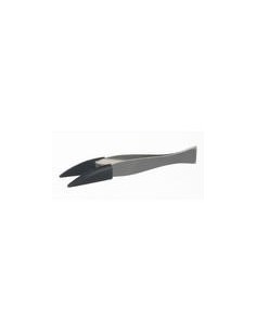Weighing tweezers stainless 18/10 plastic tips PVC lenght 100 mm