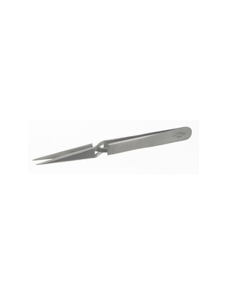 Precision tweezers selfensing stainless 18/10 strainght very