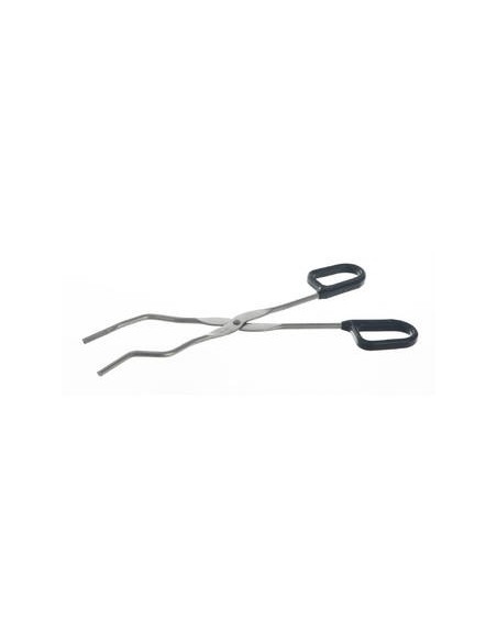 Crucible tongs plastic handle length 250 mm grip width 30 mm