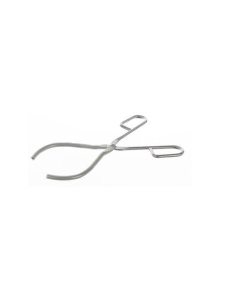 Becherzange 18/10 E-Poli Silikonschlauchüberzug Ø 55/100 mm