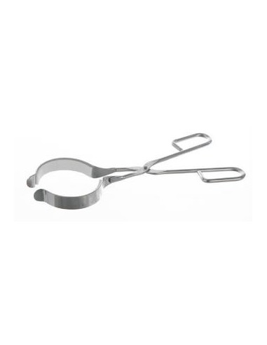 Beaker tongs tips insulated with ceramic 18/10 electroL 330 mm