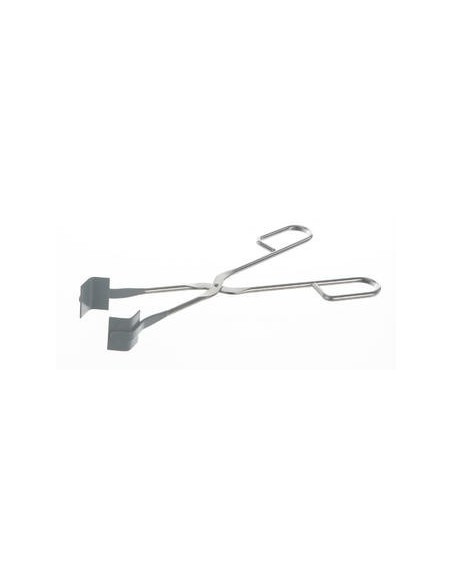 Flask tongs 18/10 stainless points polyamid coatedL 230 mm grip