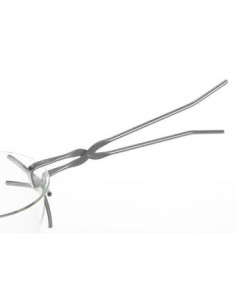 Zange für Verdampfschalen mit rundem Boden 18/10 Länge 250 mm