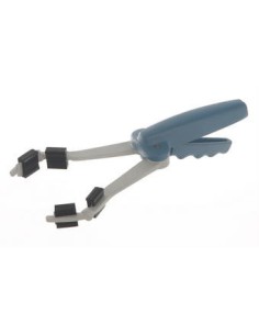 Szczypce do zlewek stal końce pokryte silikonem