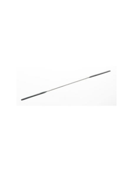 Micro double spatulas 18/10 steel lengthxwidth 150x5 mm