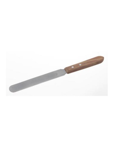 Spatulas wooden handle stainlessL xW 365x38 mm