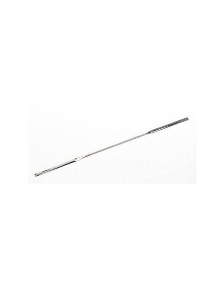 Micro scoop half-rounded small scoop 18/10 stainless LxW 185x4
