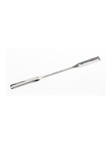 Micro scoop half-rounded wide scoop 18/10 stainless LxW 130x9 mm