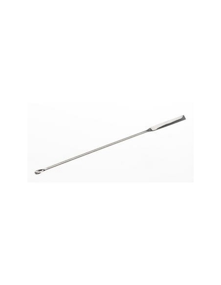 Micro spoon spatulas spoon shape 18/10 stainless length 200 mmL