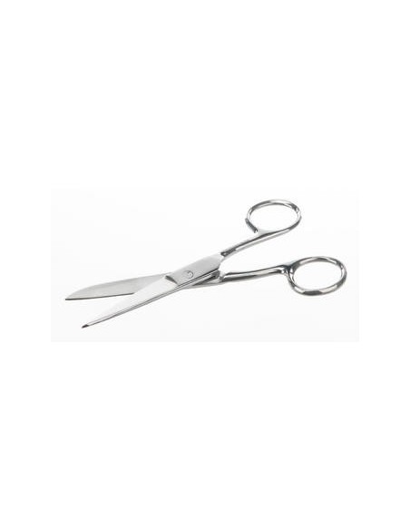 Laboratory scissors sharp-blunt stainless length 180 mm cut