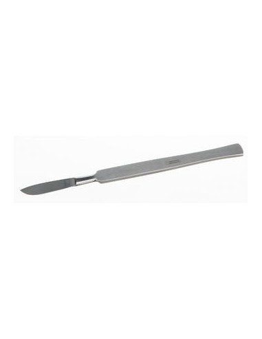 Scalpel with stainless steel handle length 150 mm