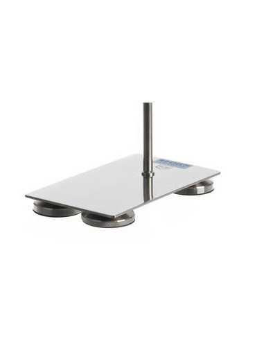 Stativplatten 18/10-Stahl DIN 12892 L x B x H 210x130x6 mm