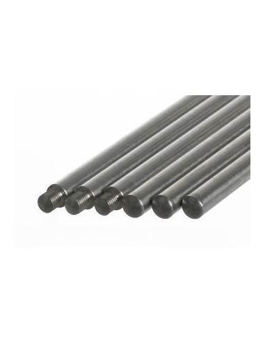Support rods with thread M10 steel zincked L x Ø 600 x 12 mm