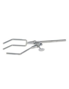 Stativklemme 3-Finger 18/10-Stahl Finger mit Silikonüberzug