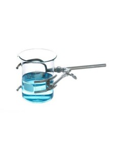 Retort clamps 4-prongs 18/10 steel Finger with silicone coating