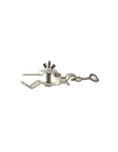 Burette clamps onesided steel zincked Finger with silicone