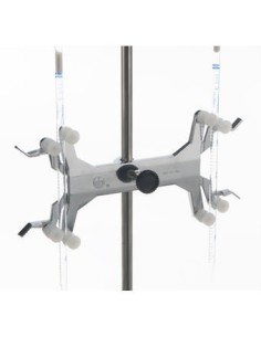 Burette holder aluminium with bosshead