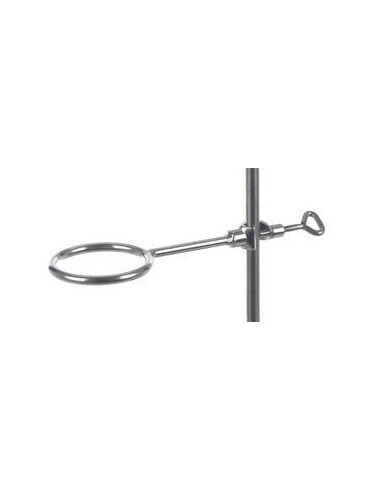 Stativring 18/10-Stahl geschlossener Ring mit Muffe L x Ø