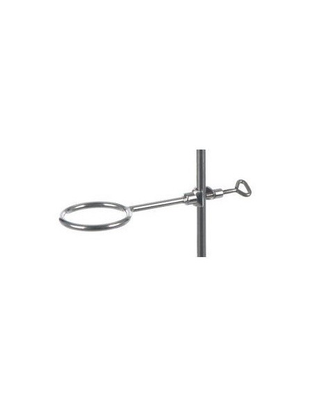 Stativring 18/10-Stahl geschlossener Ring mit Muffe L x Ø