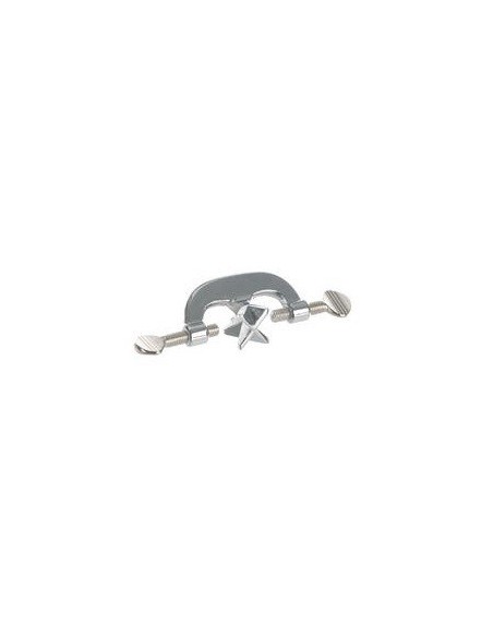 Kreuzdoppelmuffe Aluminium Herzaugenschraube M8