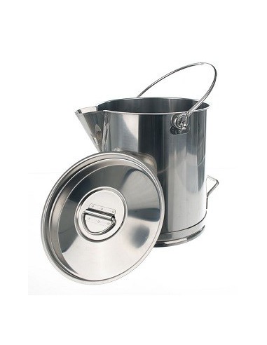 Messkanne graduiert 18/10-Stahl Ausguss 10L ohne Deckel