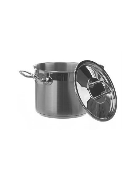 Garnek laboratoryjny stal 18/10 15,5 L