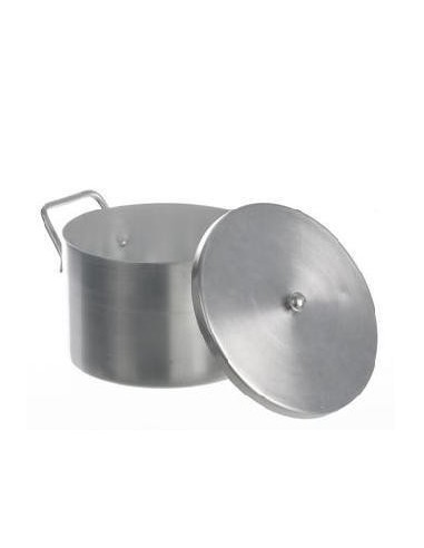 Laboratory pot with lid aluminium 1,5 L