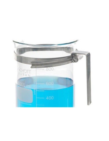 Handle for glass beaker with diameter 85...100 mm stainless