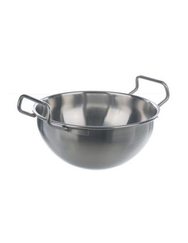 Sandbadschale mit 2 Griffen 18/10-Stahl 2700 ml