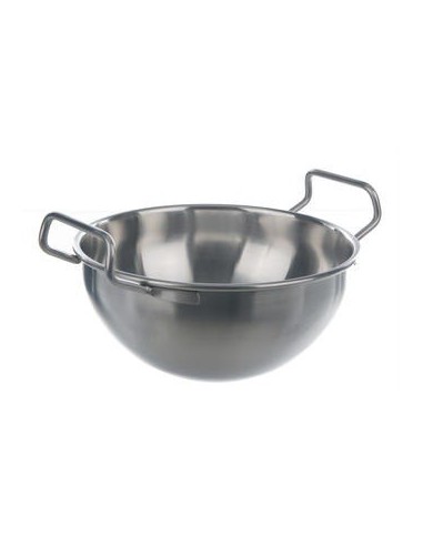Bowl with 2 handles 18/10-stainless 12000 ml