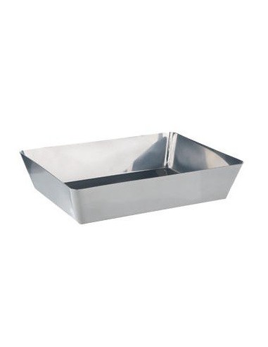 Laboratory tray 18/10-stainless 190x140x50 mm