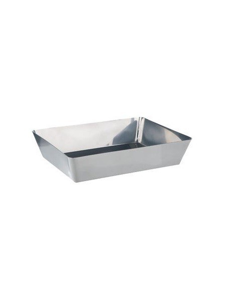 Laboratory tray 18/10-stainless 250x180x60 mm