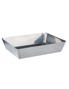 Laboratory tray 18/10-stainless 350x240x70 mm