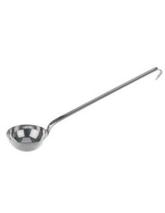 Ladle scoop flat handle 18/10-stainless steel 1000 ml