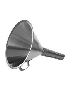 Trichter 18/10-Stahl Höhe 125 mm Ø 100/13 mm mit Griff und