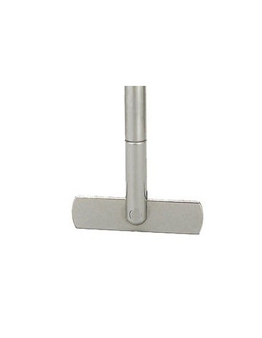 Paddle stirrer 2 flexible blades 18/10-steel length 400 mm D1
